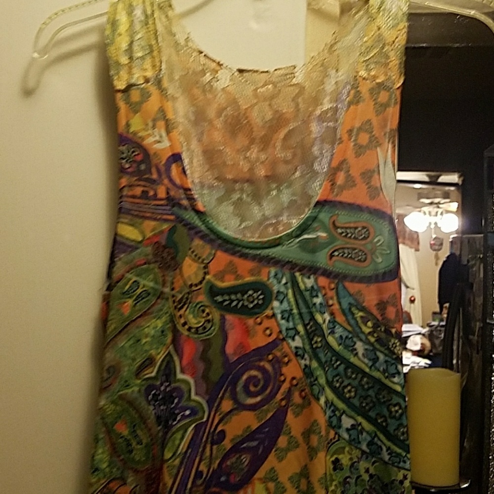 Lace T back summer Mini